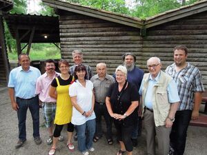 Walter heiler und die Wahlhelfer des SPD OV Philippsburg